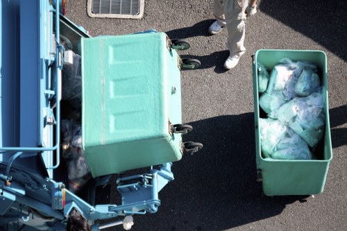 Residential waste bins and recycling containers