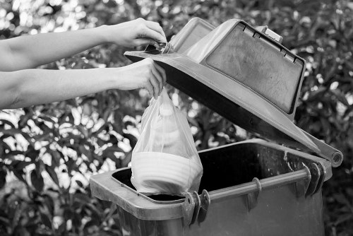 Garden clearance tools and equipment used by professionals